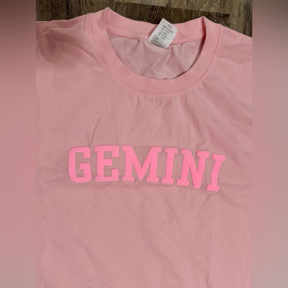 3XL Pink Gemini T-Shirt